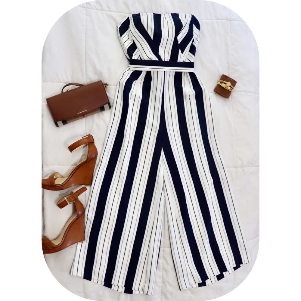 Strapless romper